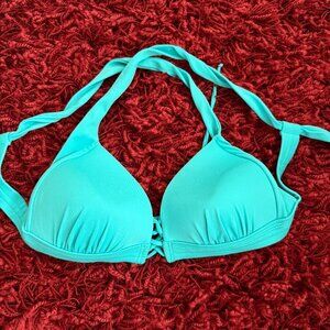 VENUS Turquoise Halter Bikini Top